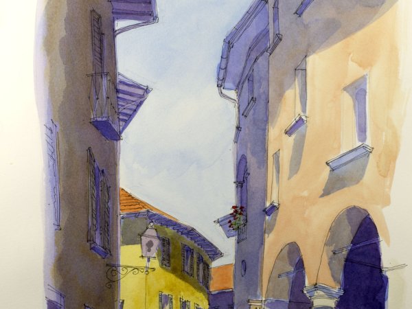 Cannobio | The narrow arched streets of Cannobio
