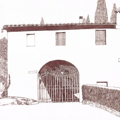 Gatehouse, Siena, Tuscany